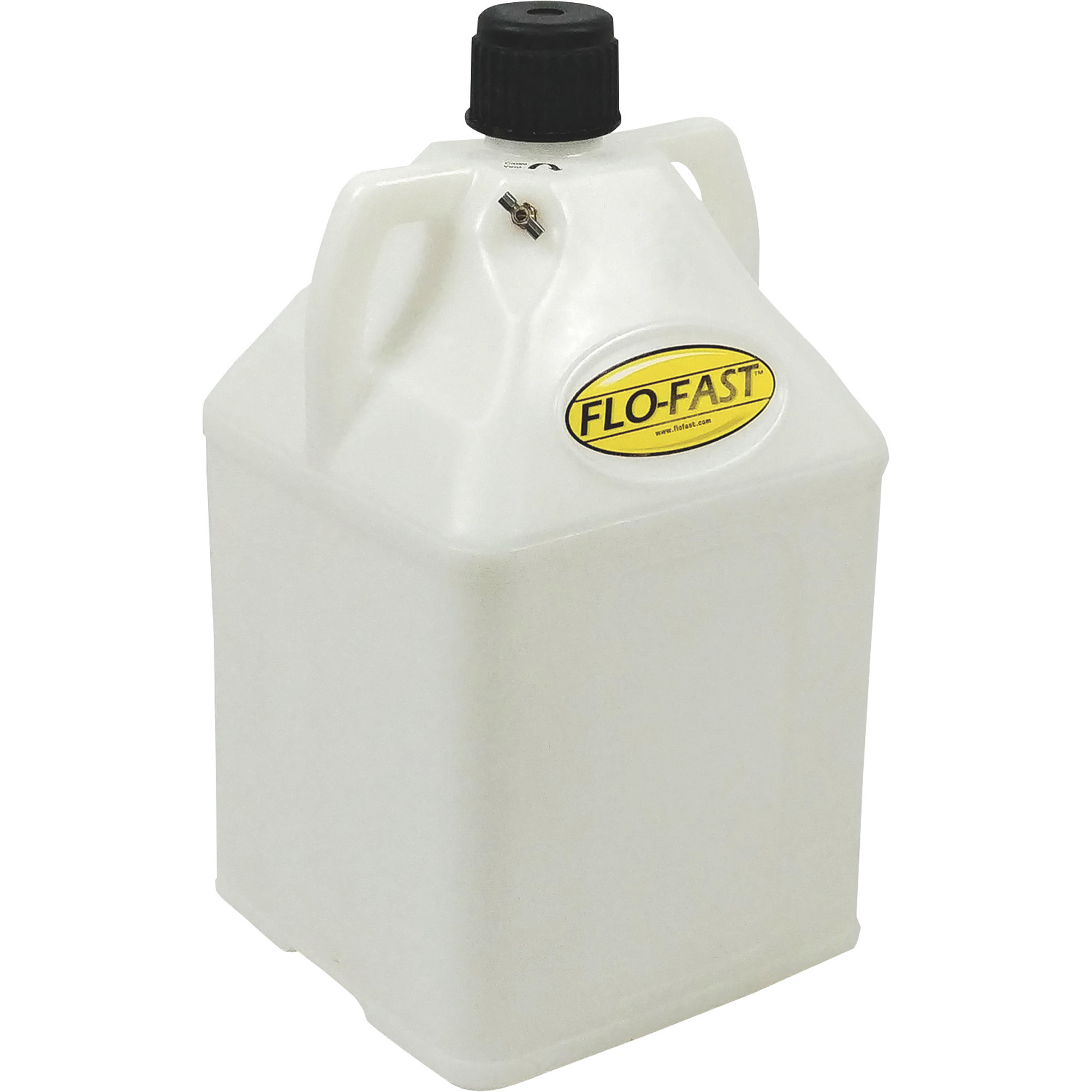 FLO-FAST Container, 15-Gallon, Natural, For Chemicals and Hazmat Fluids, Model# 15502